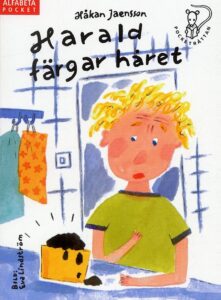 Harald färgar håret