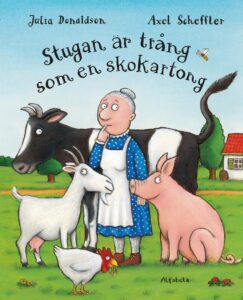 Stugan är trång som en skokartong