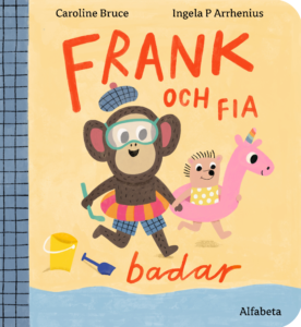 Frank och Fia badar